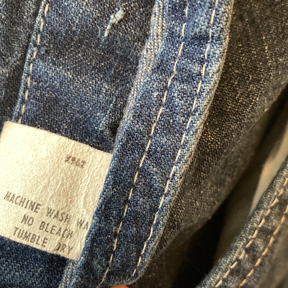 Vintage Mr. Leggs Jean Short Overalls “Uncle Sam” - Picture 5 of 7